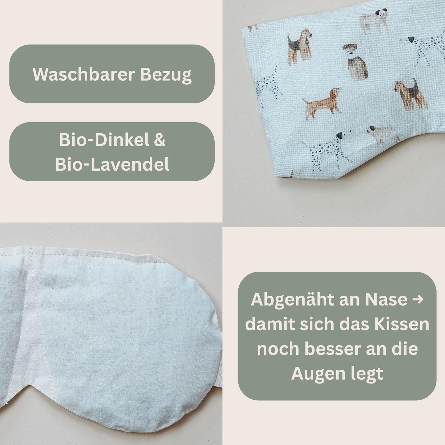Augenkissen Lavendel Hundis