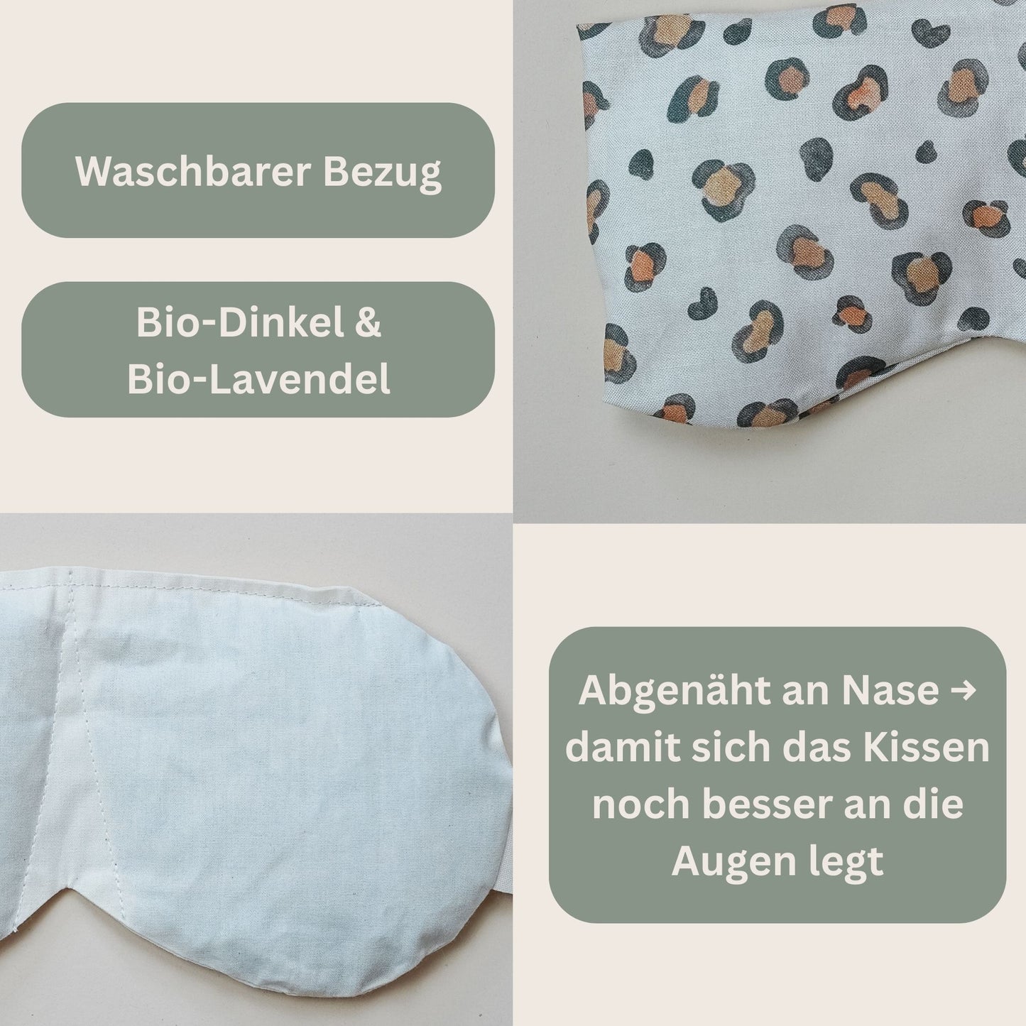 Augenkissen Lavendel Leo hell