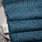 Nackenkissen Linien Blau