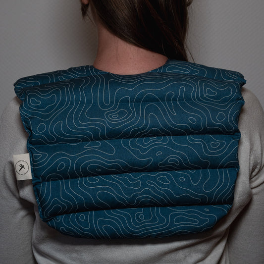 Nackenkissen Linien Blau