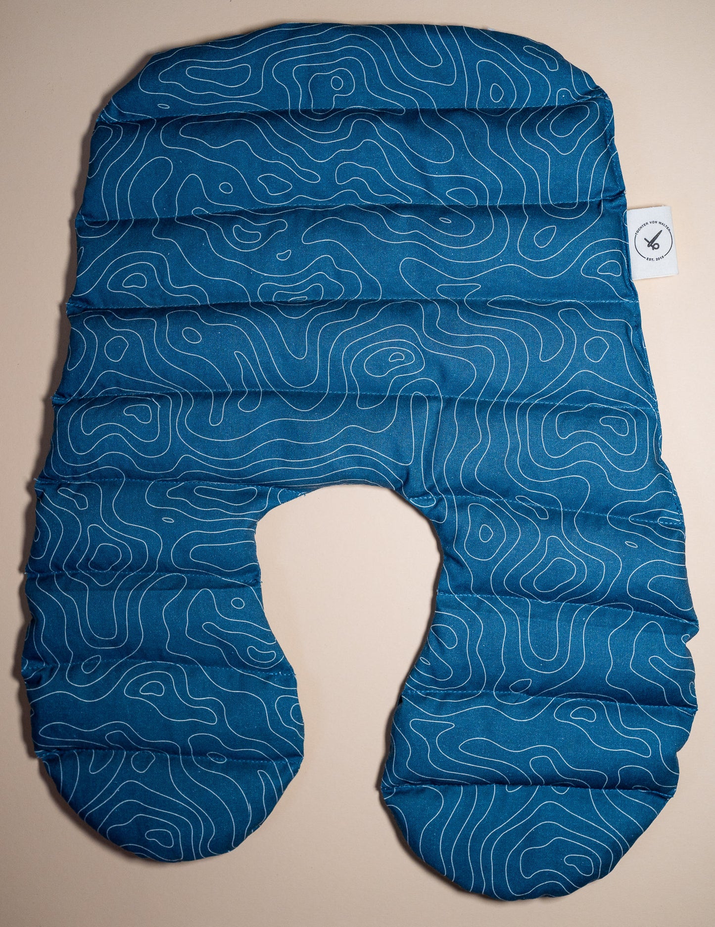 Nackenkissen Linien Blau