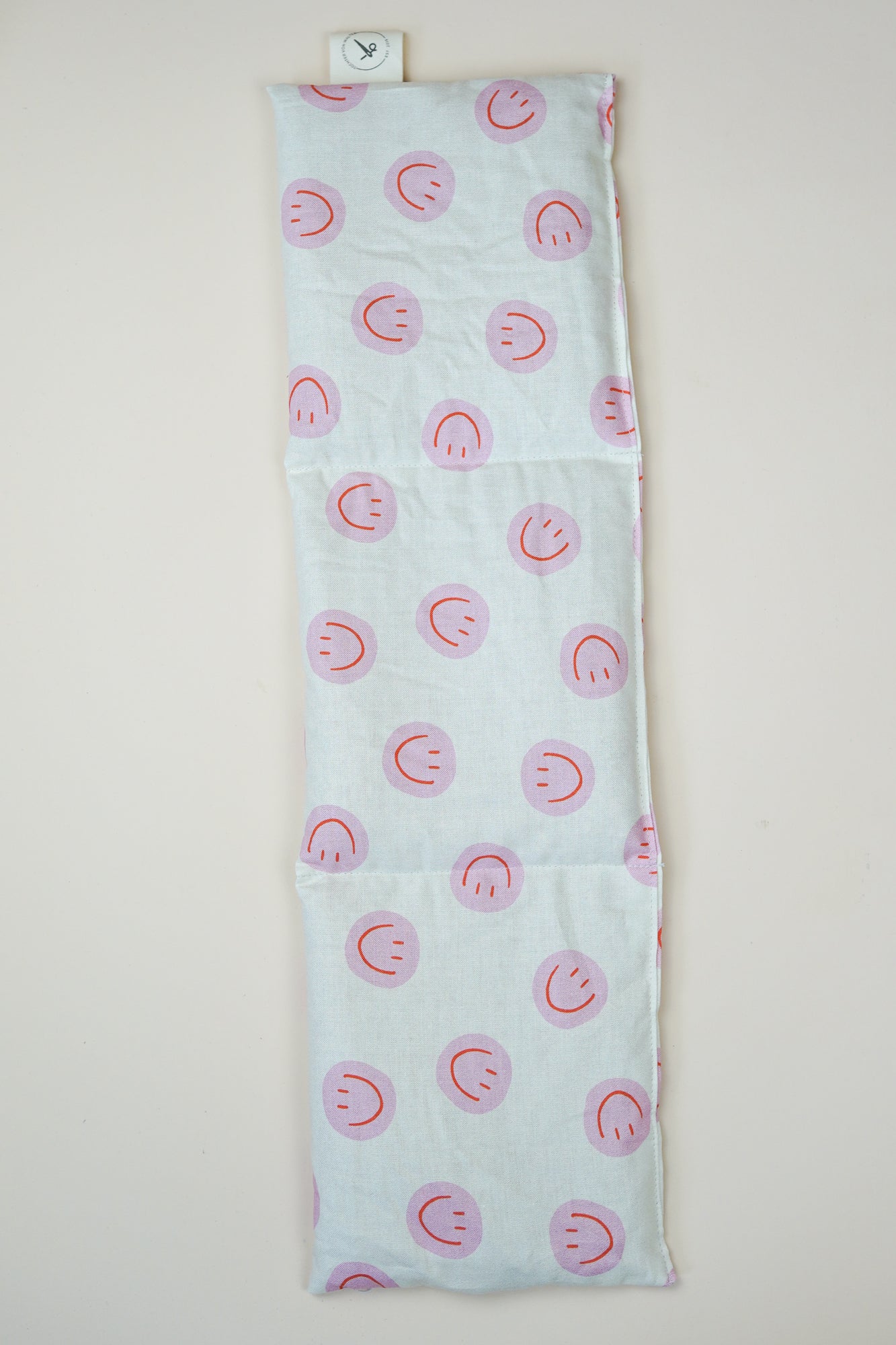 Längliches Wärmekissen Smiley Rosa
