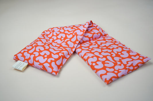 Längliches Wärmekissen Pink-Orange