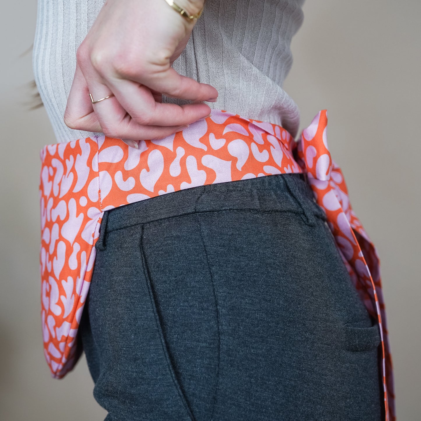 Wärmekissen Bauch Pink-Orange