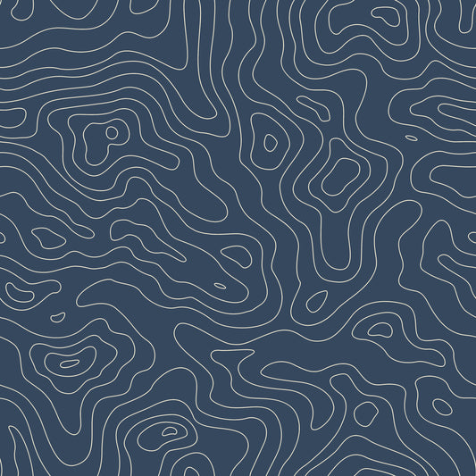 Augenkissen Lavendel Linien Blau